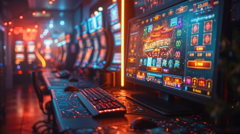 Game interface with live table and balance display